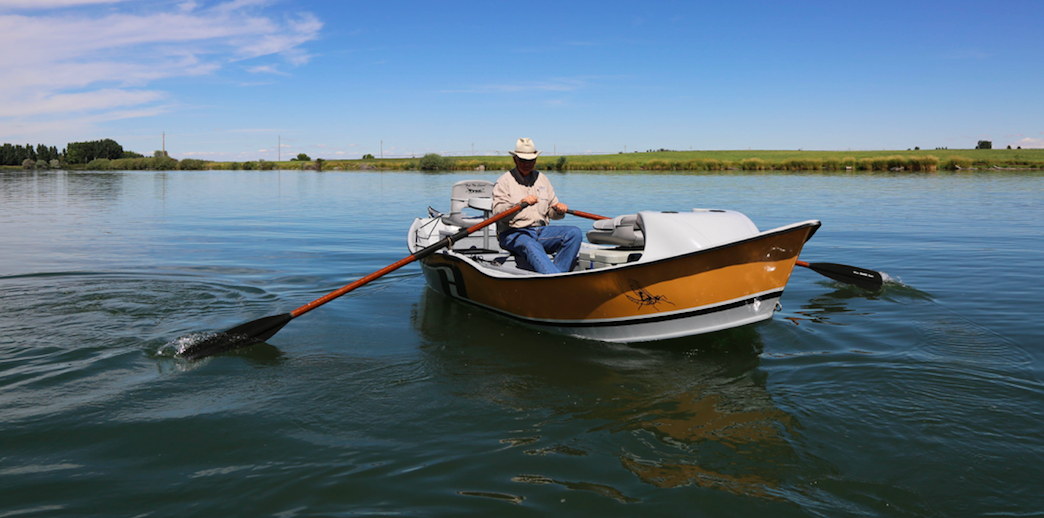 A photo of a Hyde Drift Boat.