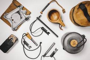A collection of Überleben bushcraft products